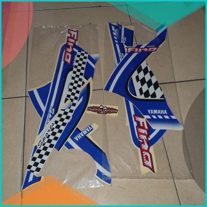 Striping Fino Sporty Catur 2012 (Karbu) Putih Biru 16novz3 perkakas