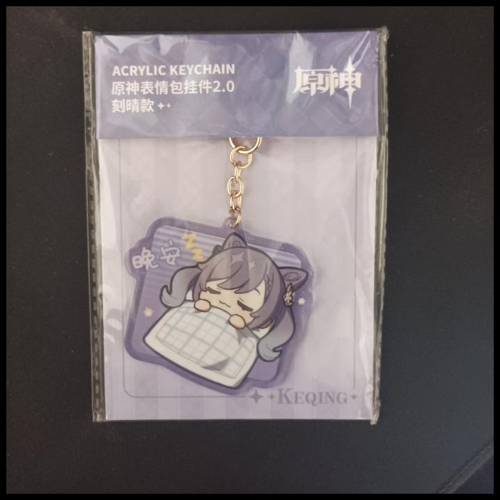 TERMURAH KEYCHAIN ACRYLIC RUBBER HONKAI GENSHIN 