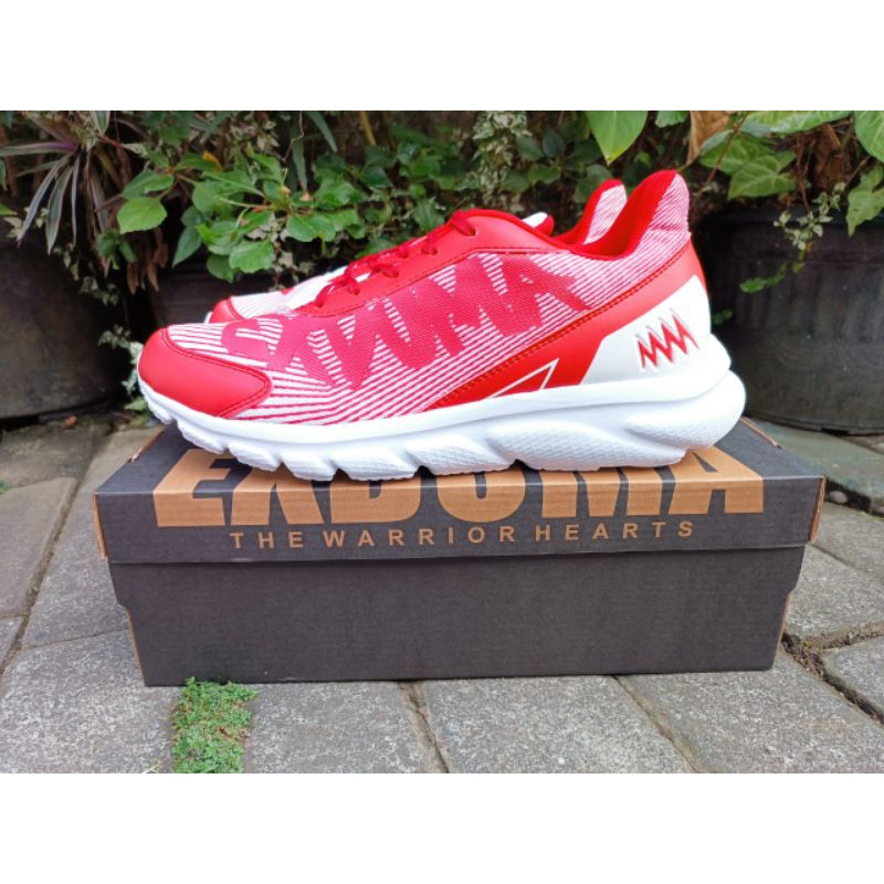 Sepatu Running Exduma 100% Original/Sepatu Merah Putih/Merah Putih/Exduma
