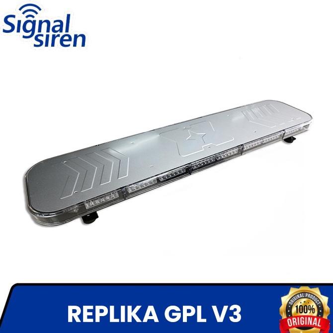 LAMPU ROTATOR / LIGHTBAR REPLIKA GPL / LAMPU POLISI ROTATOR AMBULANCE