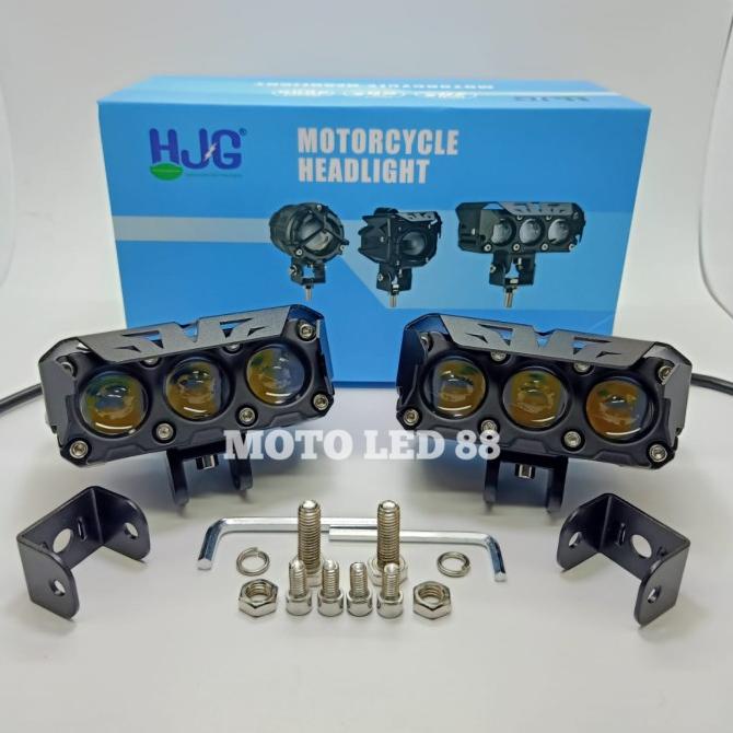 Lampu Tembak SQL 3 Mata HJG - Foglamp Laser SQL HJG Hight Low
