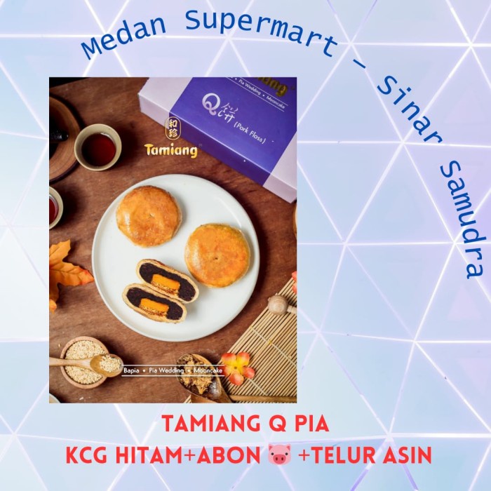 

Tamiang Q Pia / Pork Floss / Tambun Kacang Hitam + Abon + Telur Asin 8