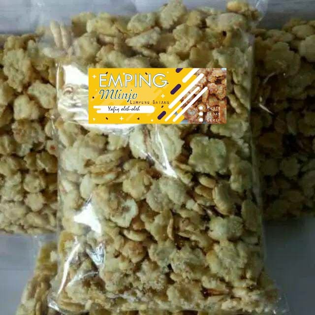 

Emping Mlinjo Kletuk Rasa Asin Gurih 1000 Gr Asli Produk Kota Limpung