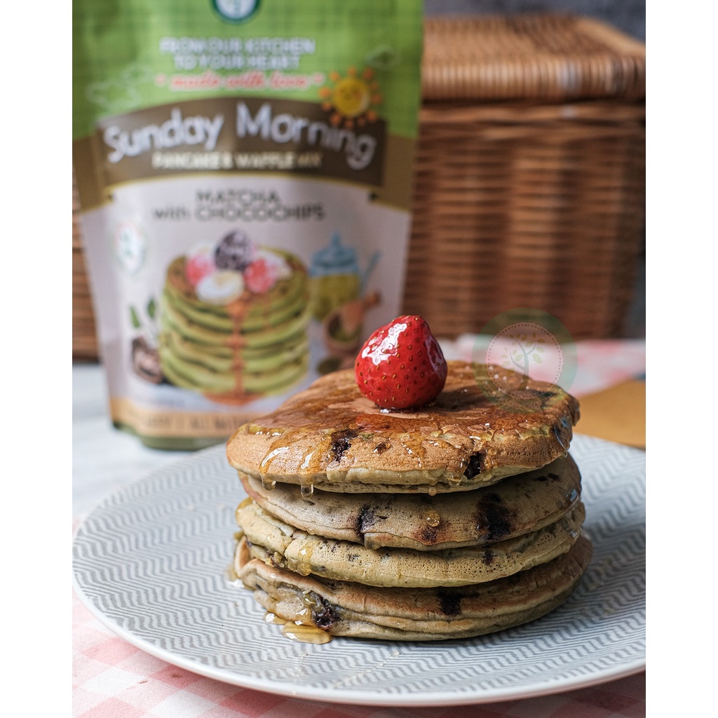 

Sunday Morning Pancake And Waffle X - Matcha With Chocochips 273Gr