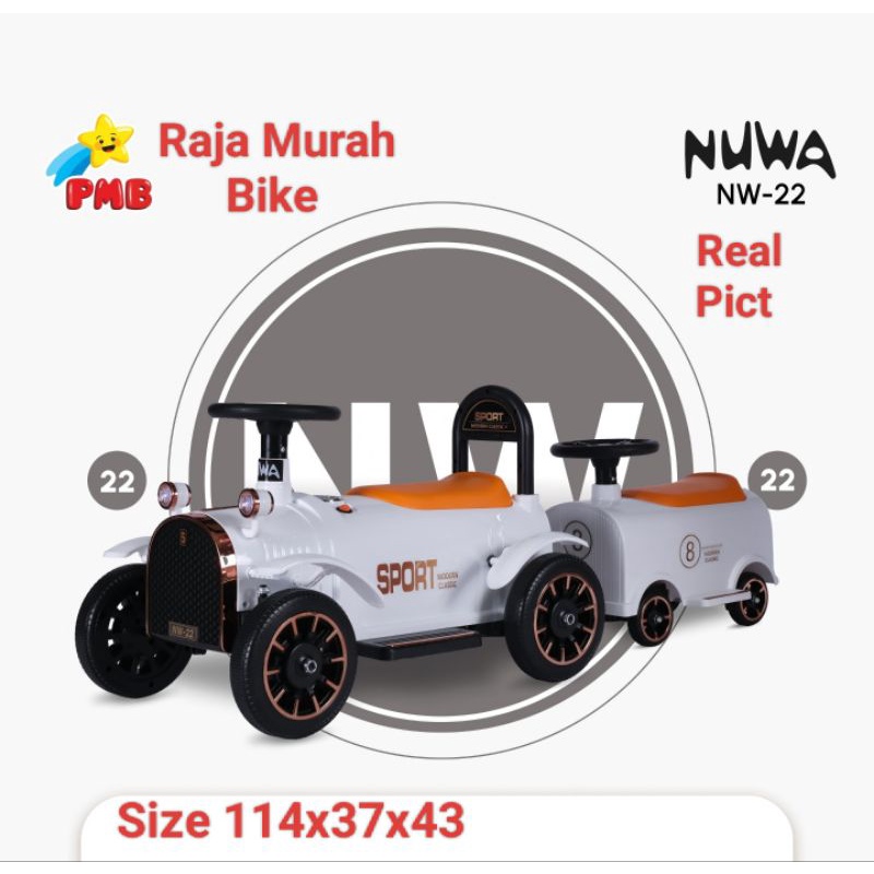 Mobilan Aki Nuwa NW-22 PMB Mobil Aki PMB Nuwa NW22 Mobil Kereta Api Aki