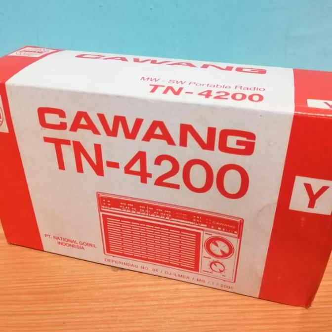 Radio Antik Vintage Retro Cawang TN-4200Y Original NOS