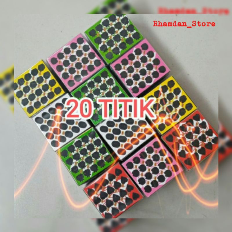 GOSOKKAN BOM TENGKORAK TITIK 20 SUDAH DIGUNTING RAPI ISI 2 VARIAN 1000PCS DAN 2000PCS