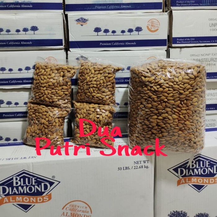 

Kacang - Kacang Almond Super Mentah Utuh 1 Kg