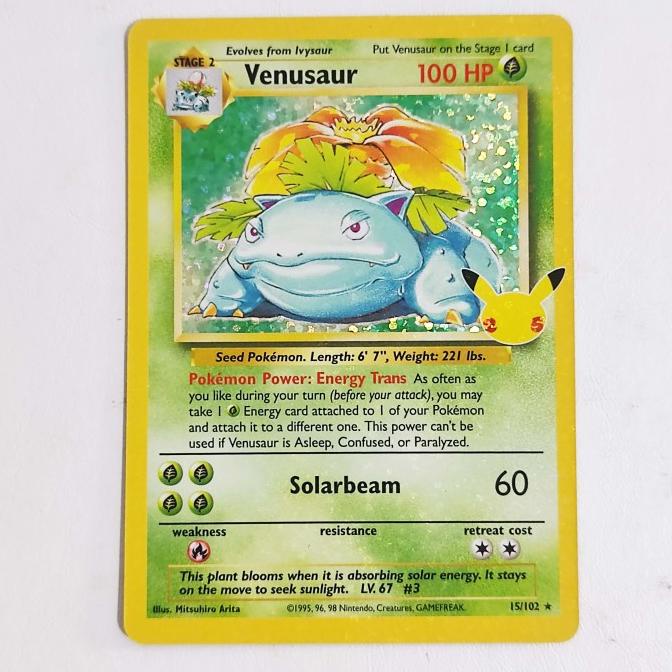 Venusaur 15/102 - Pokemon 25th Anniversary English Promo