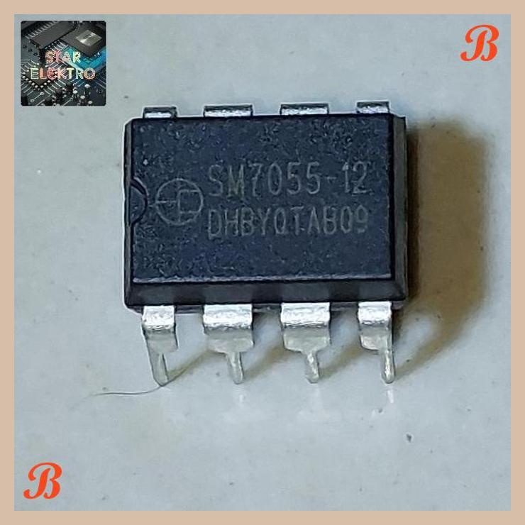 | ES | SM7055-12 TANCAP SM7055 SM 7055 SM7O55 IC AC DC CONTROLLER PWM DIP-8