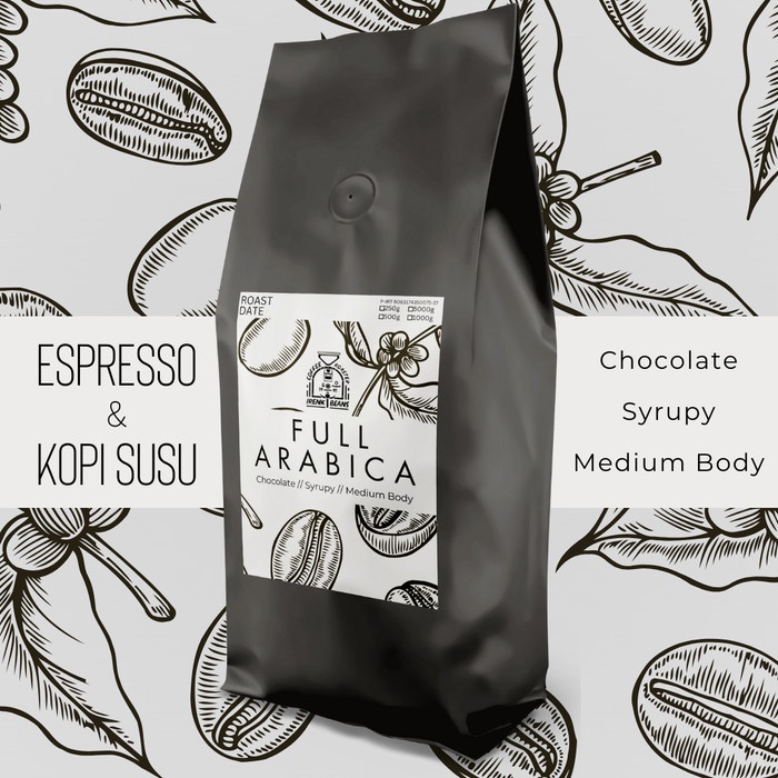 

Full Arabika Premium Irenk Beans Gayo Bali Kopi Susu Espresso 1Kg