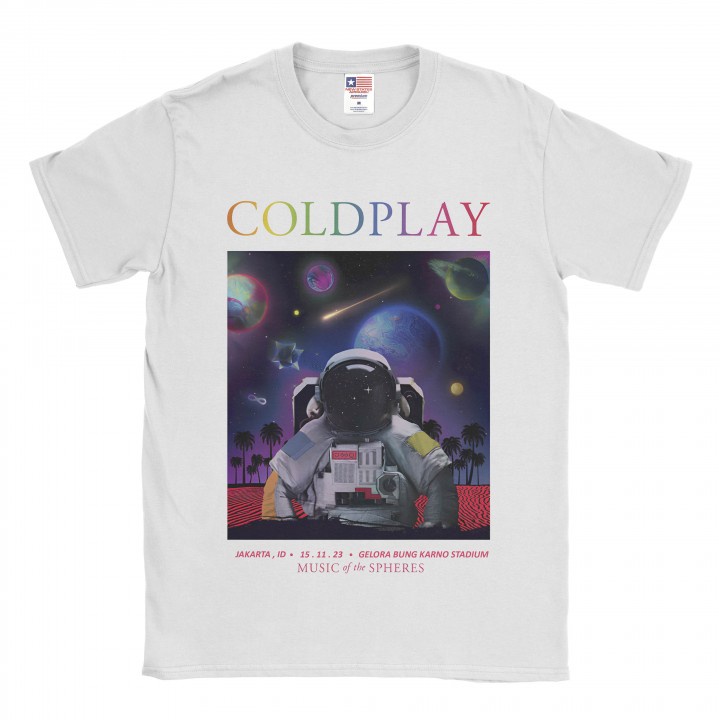 [ORI] Kaos Band Coldplay Astronaut Unisex Tee