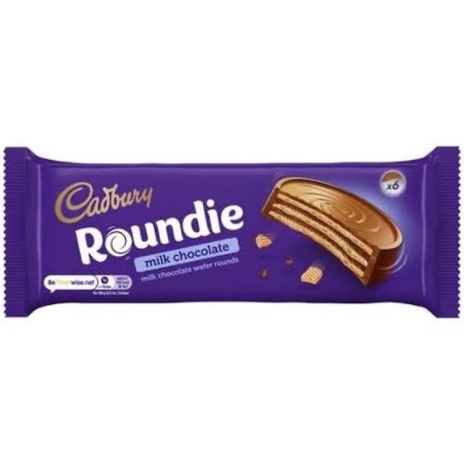 

Biskuit Wafer - Spesial Cadbury Roundie Milk Chocolate With Wafer Rounds Biscuit