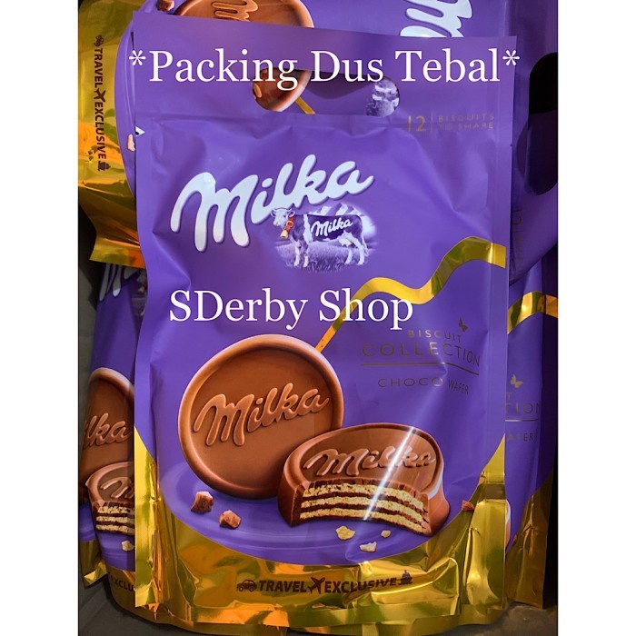 

Biskuit Wafer - Milka Biscuit Collection Choco Wafer 12 Biscuits To Share Murah