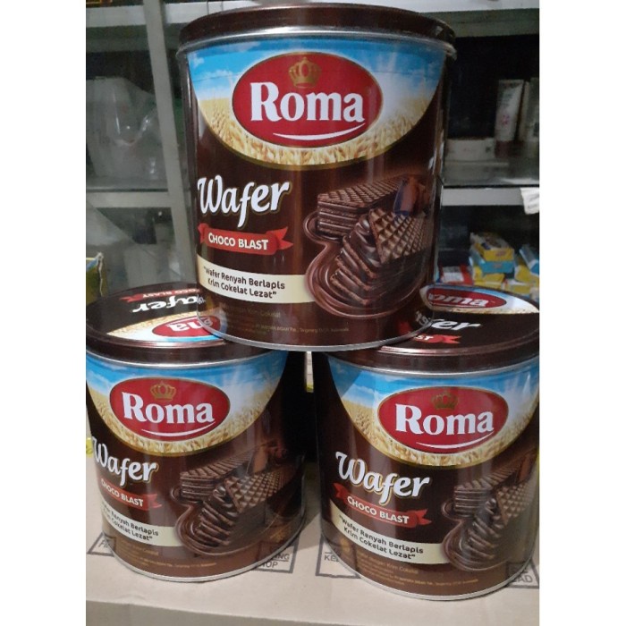 

Biskuit Wafer - Wafer Roma/Biskuit Kaleng Roma