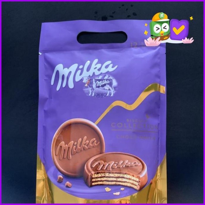 

Biskuit Wafer - Milka Biscuit Collection Choco Wafer 12 Biscuits To Share Original