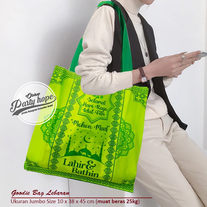 

Goodie Bag Idul Fitri Jumbo Grosir Isi 12 / Tas Souvenir Lebaran Tas Hampers / Bingkisan Kebaran