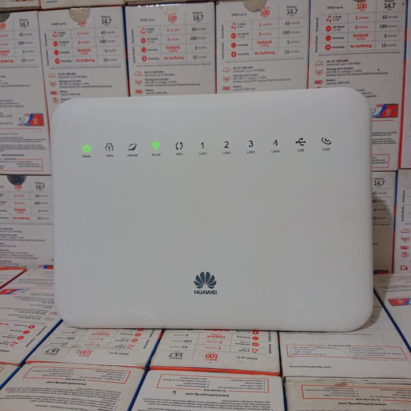 HUAWEI 5V LG8245V (Router & Adaptor) Wan Wifi Dual Band 2.4Mhz 5.Ghz
