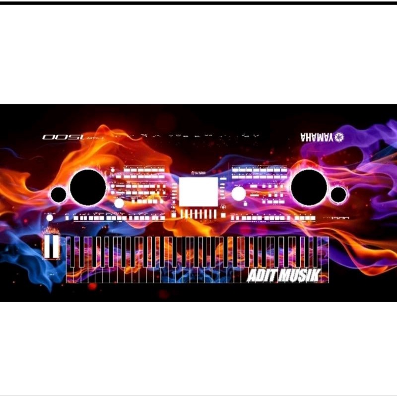 Stiker KEYBOARD YAMAHA psr 1500