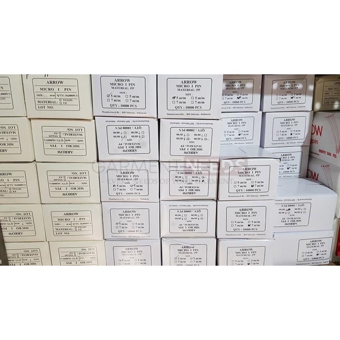 I Pin Merek Arrow Tag Pin Halus