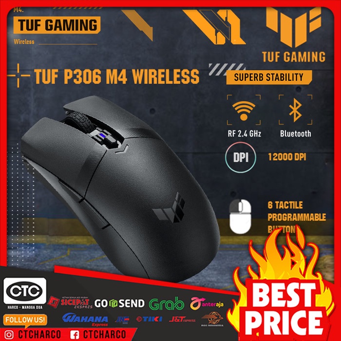 Terbaru Mouse Gaming Asus Tuf Gaming M4 Wireless - Tuf Gaming M4 Wireless P306 Promo Terlaris