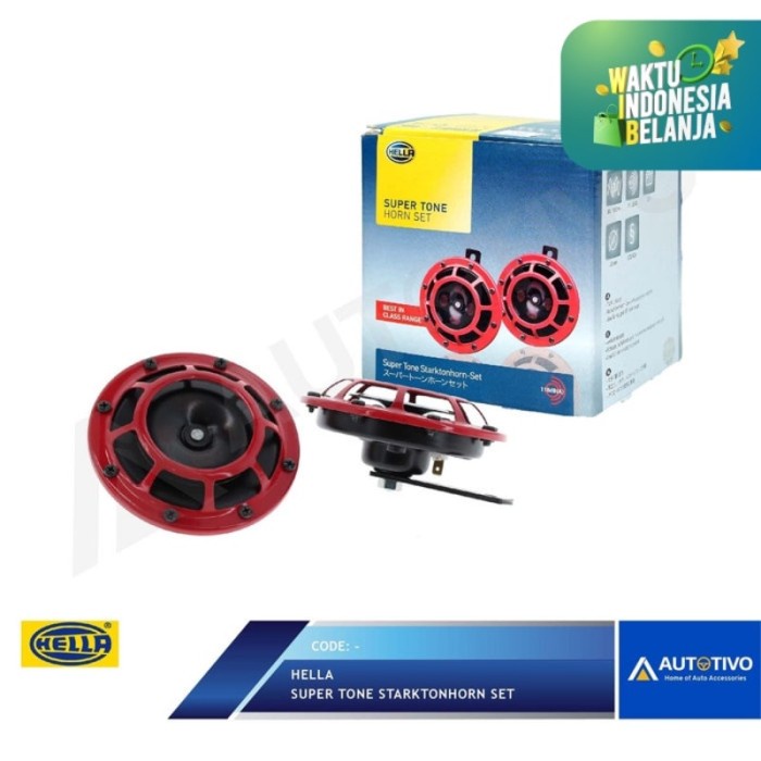 ✅Ori Terlaris Klakson Mobil Hella Model Keong Super Tone Suara Mercy Univer Terbatas