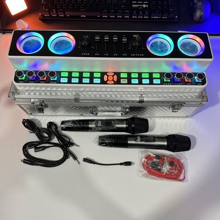 Soundcard X5 soundcard Karaoke Bluetooth terbaru 2023