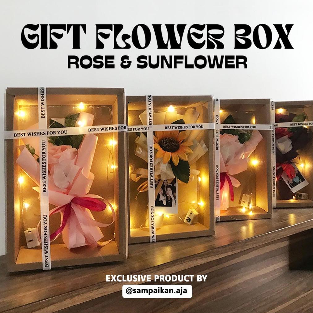 

BIG SALE Gift Flower Box/ Premium Gift Mini Flower Bouquet | Kado Wisuda, Kado Ulang Tahun, Hadiah Anniversary MURAH