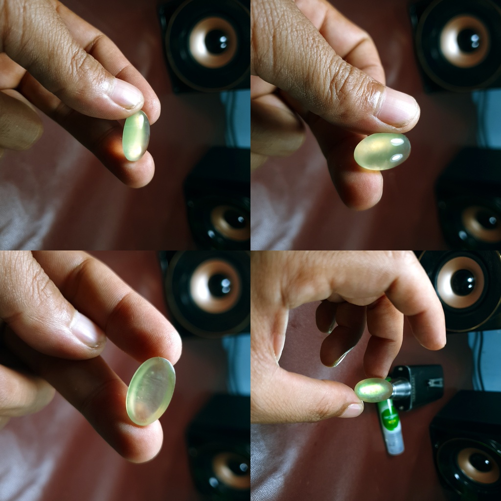 BATU CINCIN NEON POLOS KERISTAL IDOCRASE ACEH  NO71