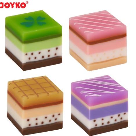 

ERASER PENGHAPUS JOYKO ER-117 BENTUK LUCU UNIK FANCY BERSIH SUSHI WARNA WARNI PASTEL ANAK ECERAN