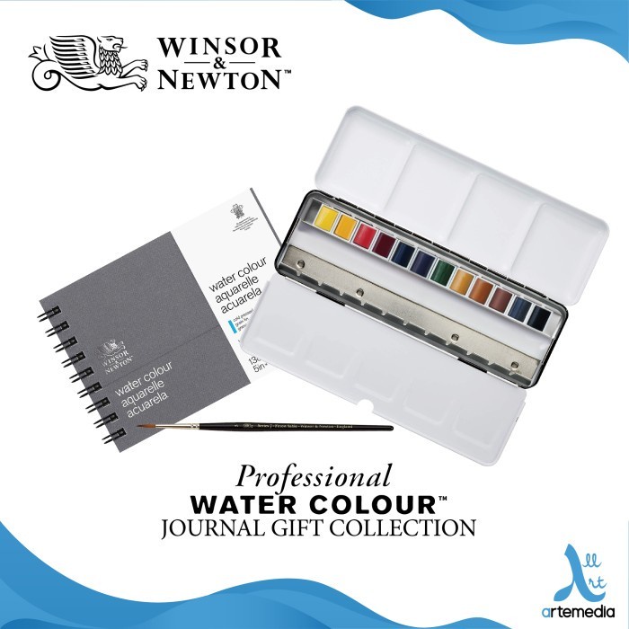 

Promo Cat Air Winsor & Newton Professional Watercolor 12 Half Pan Metal Set