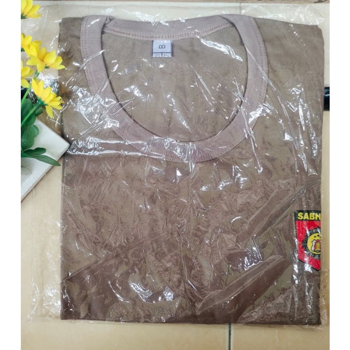 Kaos Dalam Polisi Jatah Polri Sabhara Bahan Jersey Slim Fit