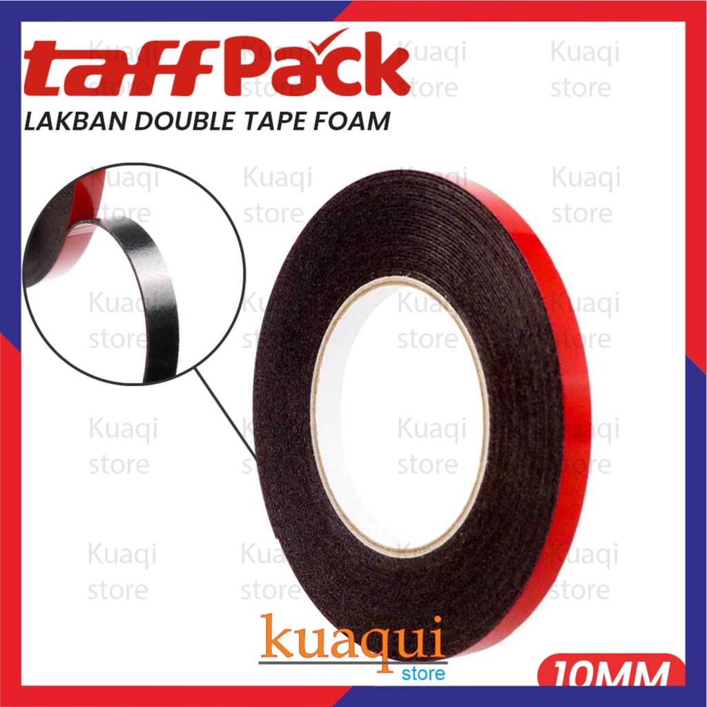 

Lakban Double Tape 10m Foam Dua Arah Bolak Balik TaffPACK