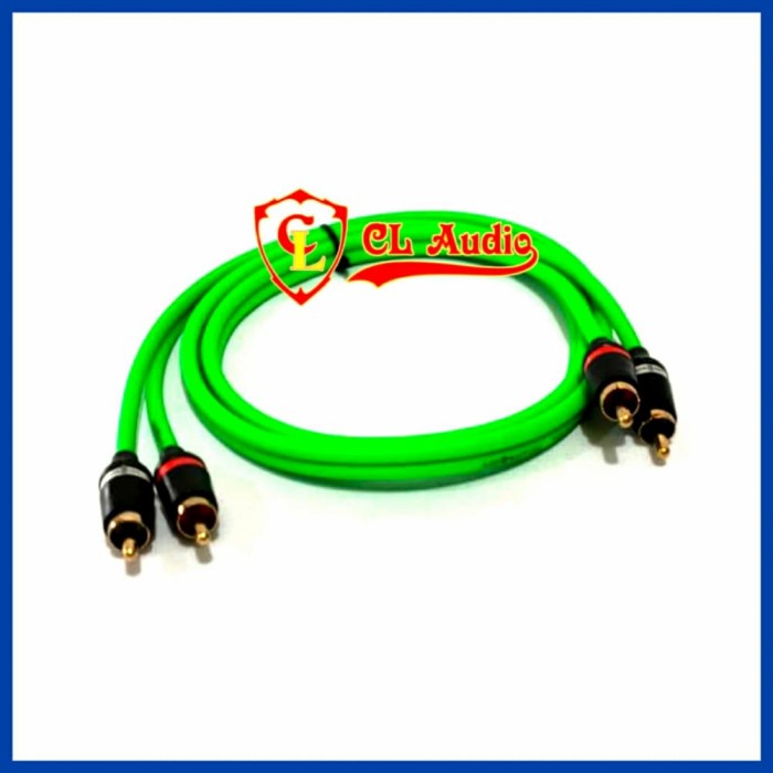 kode07 Kabel Rca mobil/ kabel rca audio mobil MOMENTUM GF 1Meter