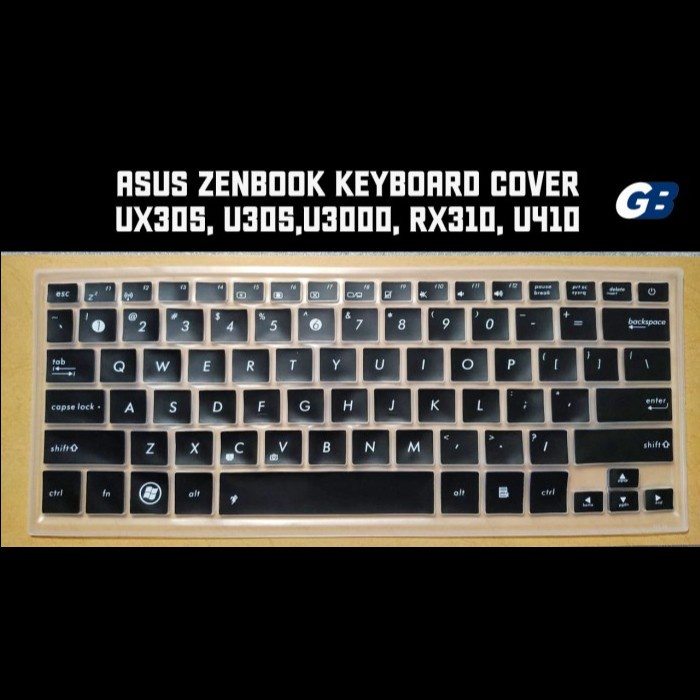 ASUS ZENBOOK 14 INCH BLACK LAPTOP KEYBOARD PROTECTOR COVER