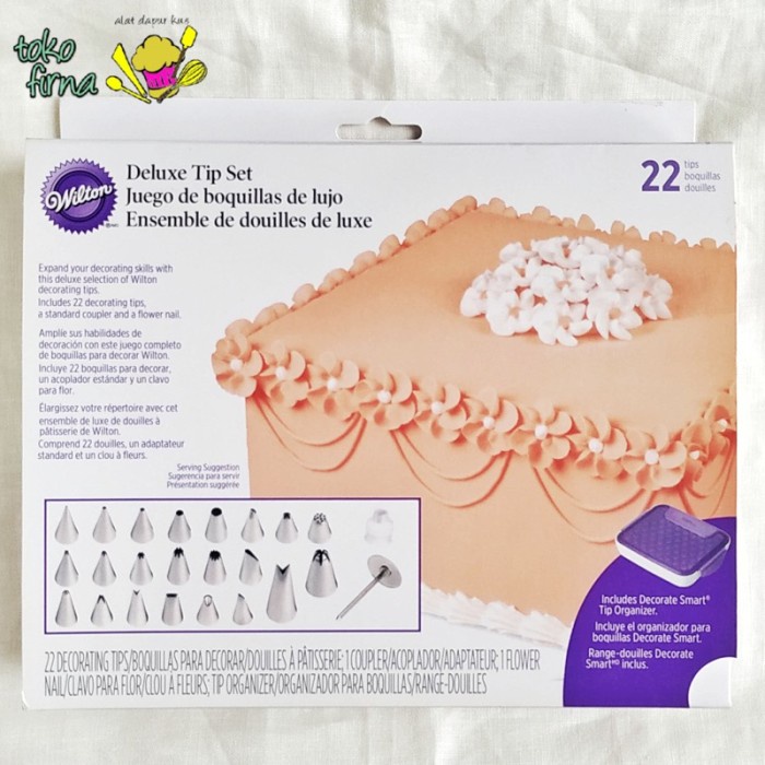 

[Baru] Spuit Set Decorating Tip Set Deluxe Wilton Terbatas