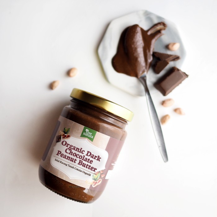 

Tree Natura Organic Peanut Butter Dark Chocolate 225 Gr (Selai Kacang
