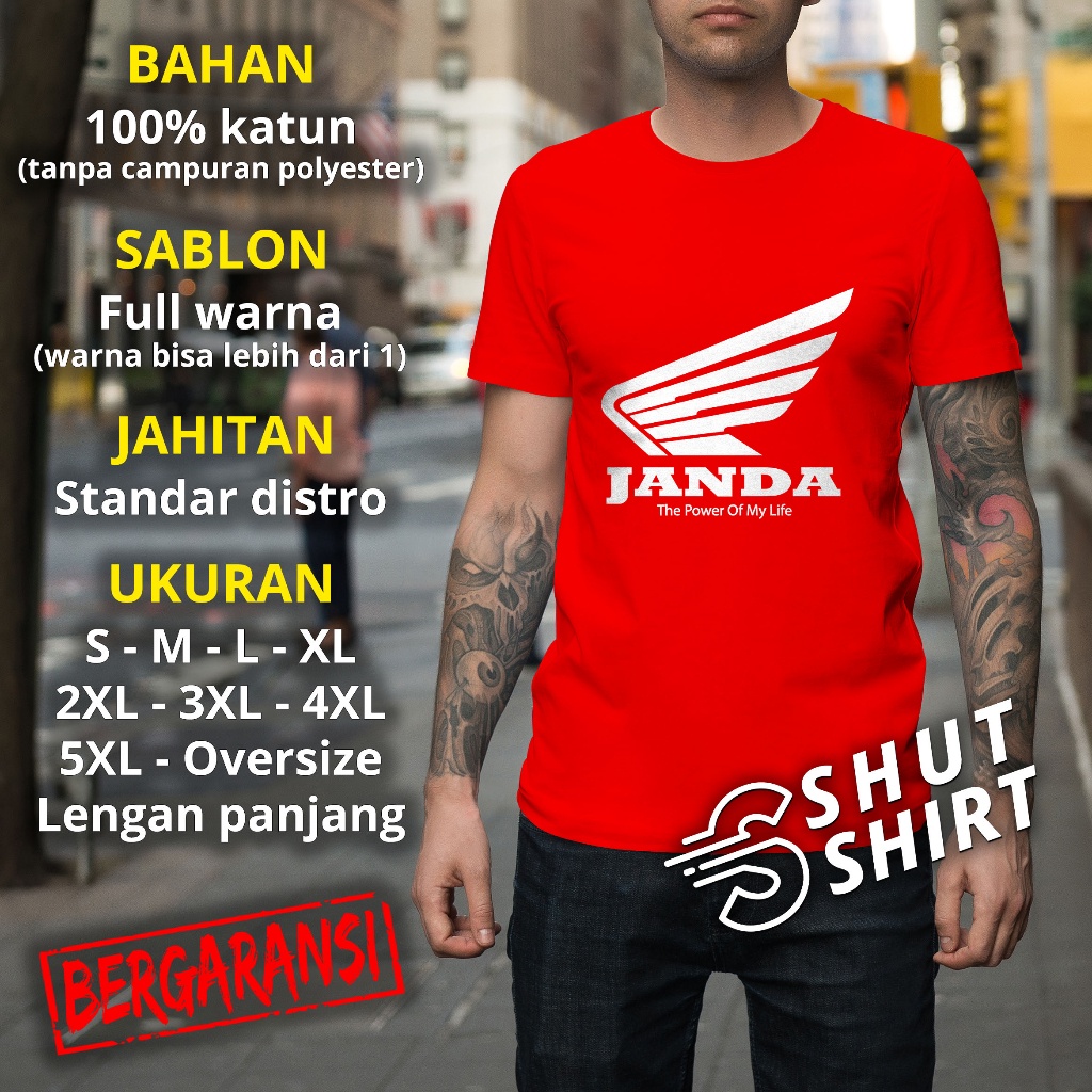 Kaos Distro T Shirt Pria & Wanita Original Size S M L XL & Jumbo Oversize XXL XXXL XXXXL Lengan Panj