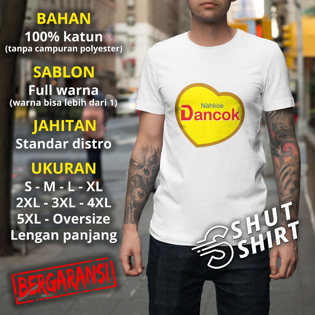Kaos Distro T Shirt Pria & Wanita Original Size S M L XL & Jumbo Oversize XXL XXXL XXXXL Lengan Panj