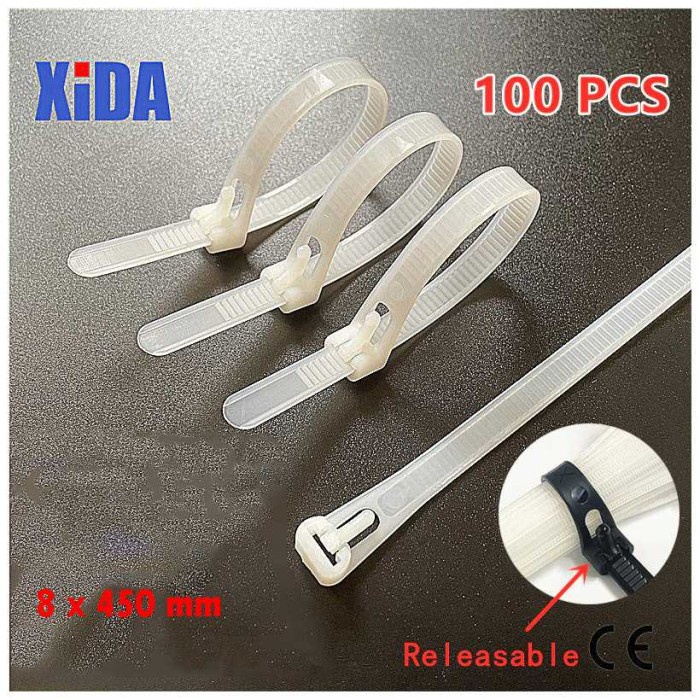 

Terbaru Kabel Ties Cable Ties Tali Tis Segel Plastik 8 X 450 Mm 100 Pcs Promo Terlaris