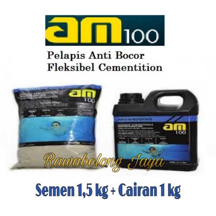 Terbaru Promo Am 100 2,5 Kg (Semen 1,5 Kg + Cairan 1 Kg) Waterproofing Promo Terlaris