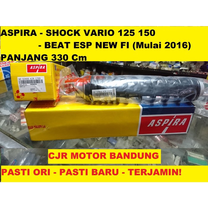 Baru Shock Belakang Aspira Shockbreaker Motor Vario 125 150 Techno Cbs Esp