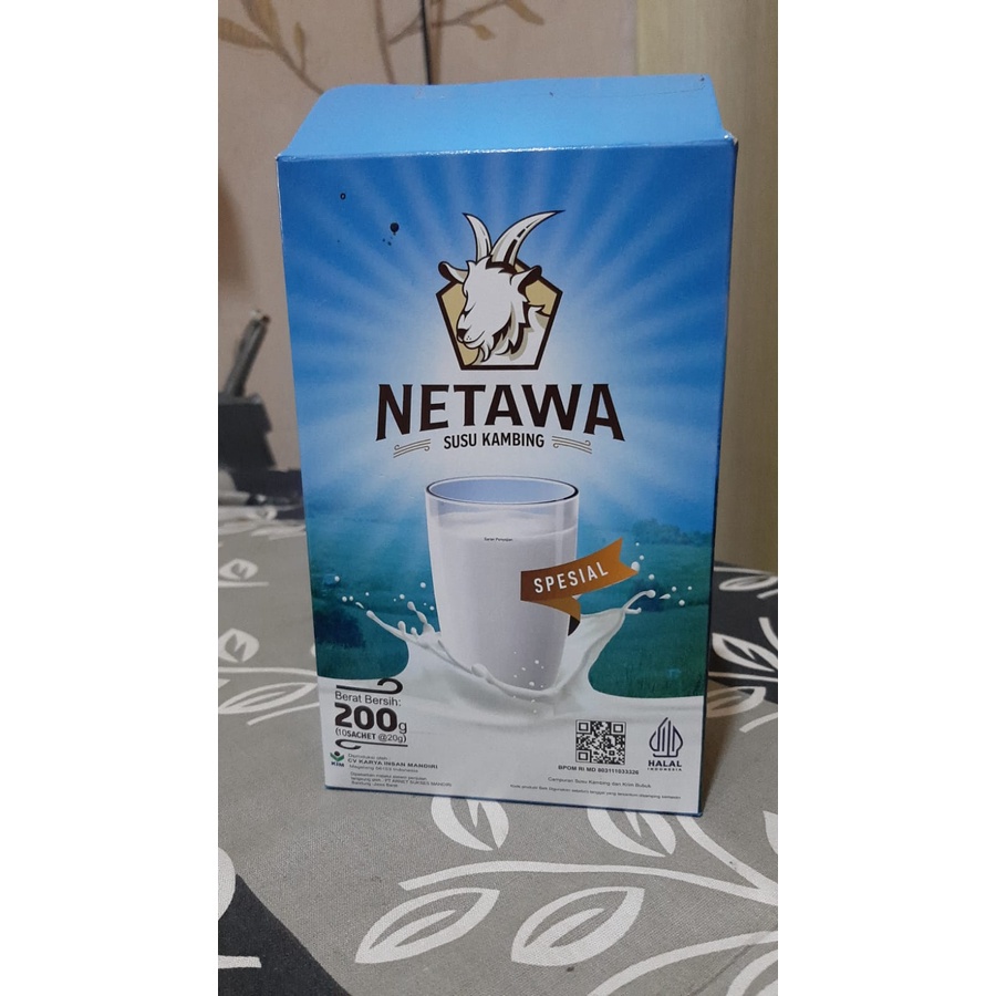 

Netawa Susu Kambing Etawa Plus Royal Jelly 1 Box 10 Sachet