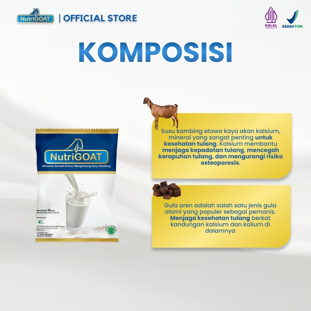 

Susu Kambing Etawa Nutrigoat Isi 10 Sachet Atau 1 Renceng