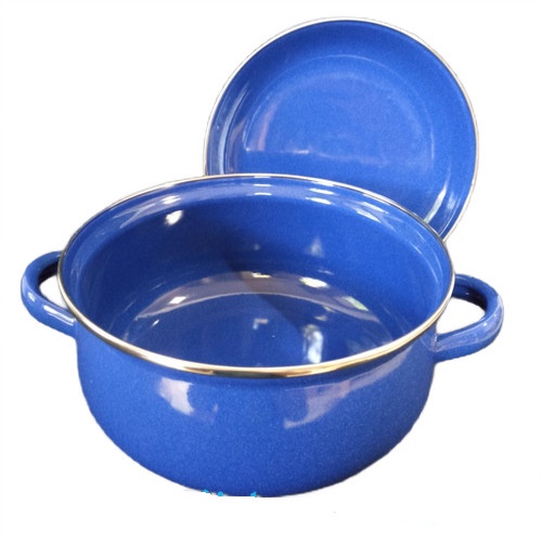 Kedaung Panci Besar Dutch Oven Ukuran 20cm Kapasitas 2Lt - Biru ( housekeeping.id)