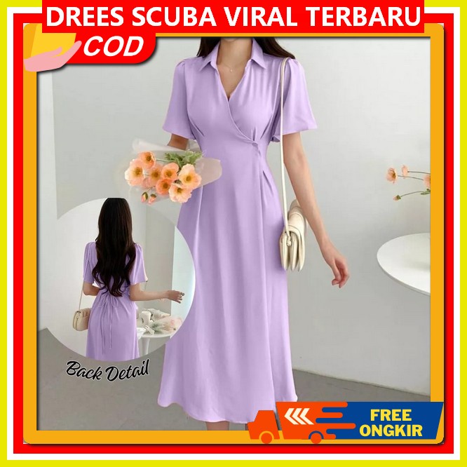 Dres Scuba Terbaru Drees Scuba Import Terbaru Dtess Skuba Reamja Dewasa Deess Hitam Dres Pesta Wanit