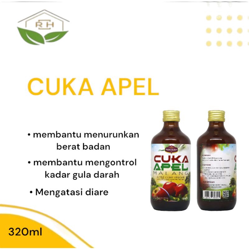 

CUKA APEL batu malang Apple cider vineger 320 ml