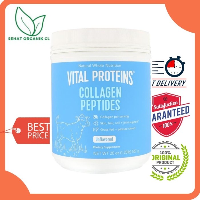 Vital Proteins Collagen Peptides Unflavored 567 Gr Vital Protein