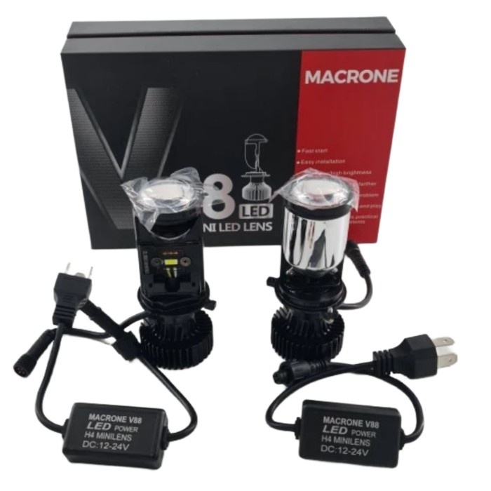 Macrone Bohlam H4 V88 Mini Projector Lens