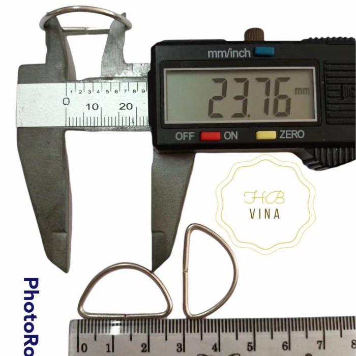 

ring tas / ring D ukuran 23mm/nikel/144pcs